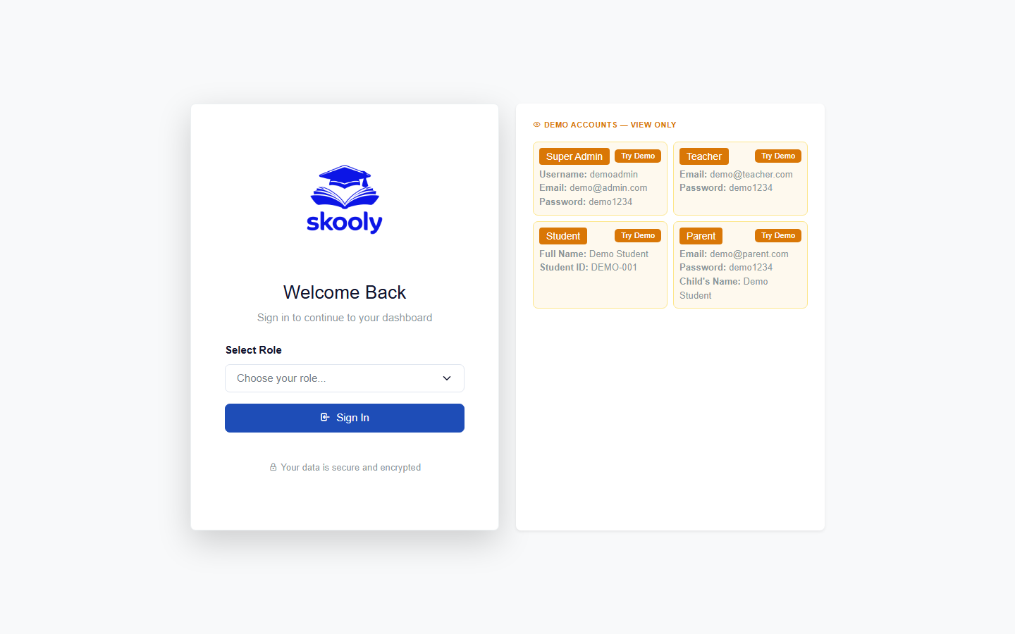 Skooly EduCloud Live Interface View 2